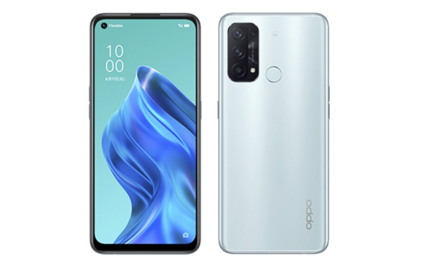 ワイモバイル、FeliCaと5G対応「OPPO Reno5 A」を6月3日発売