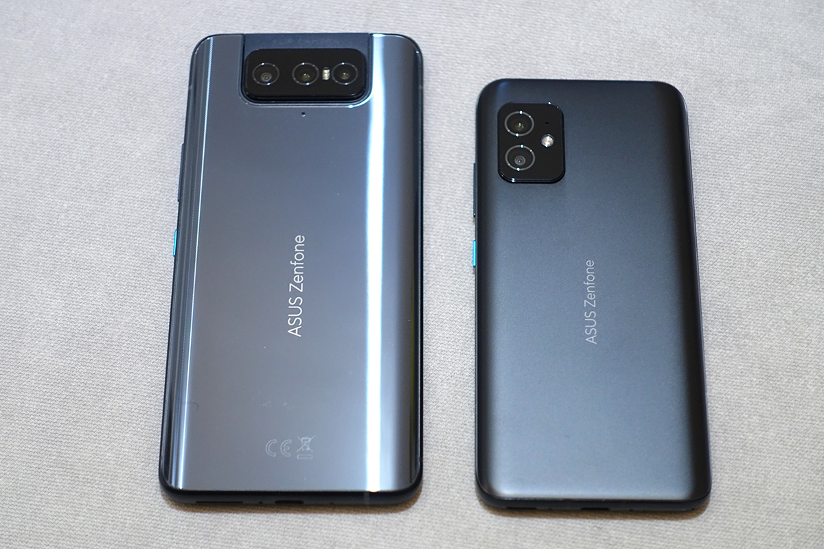 カメラが回転するZenfone 8 Flip、小型なZenfone 8を試す（山根博士）