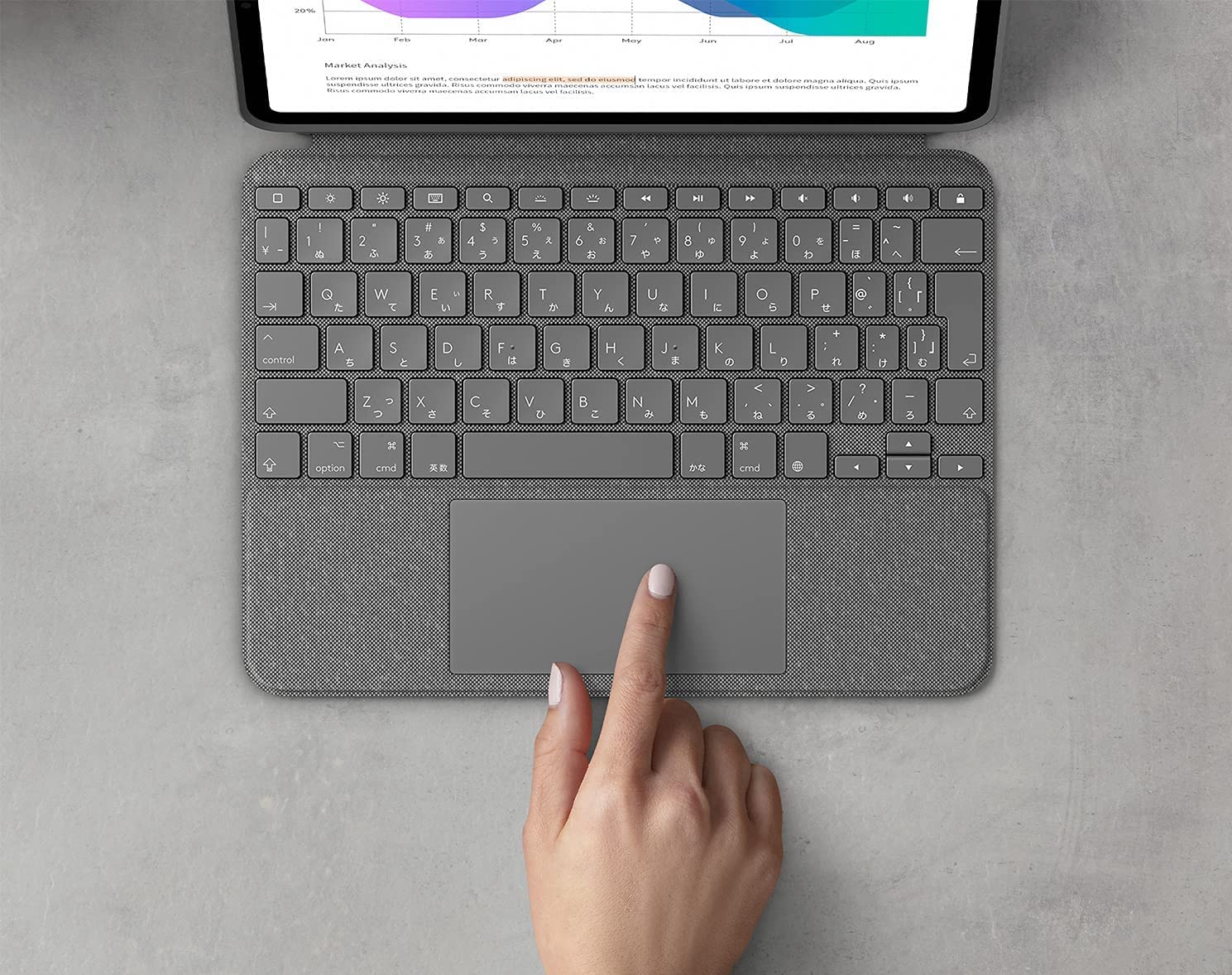 ロジクール 新ipad Pro用トラックパッド付きキーボードケース発表 Engadget 日本版