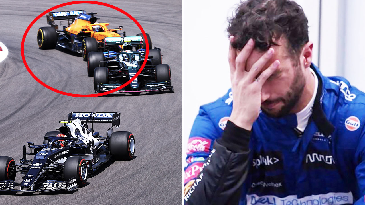 F1: Daniel Ricciardo's heartache over Portuguese GP disaster