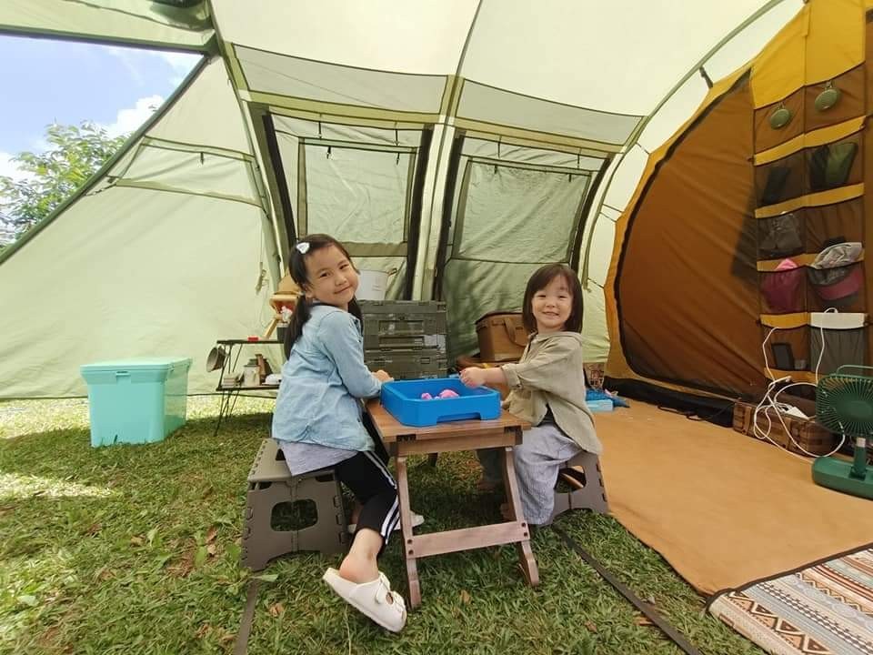▲阿布期許未來要一直帶著孩子們去不同的營區露營。