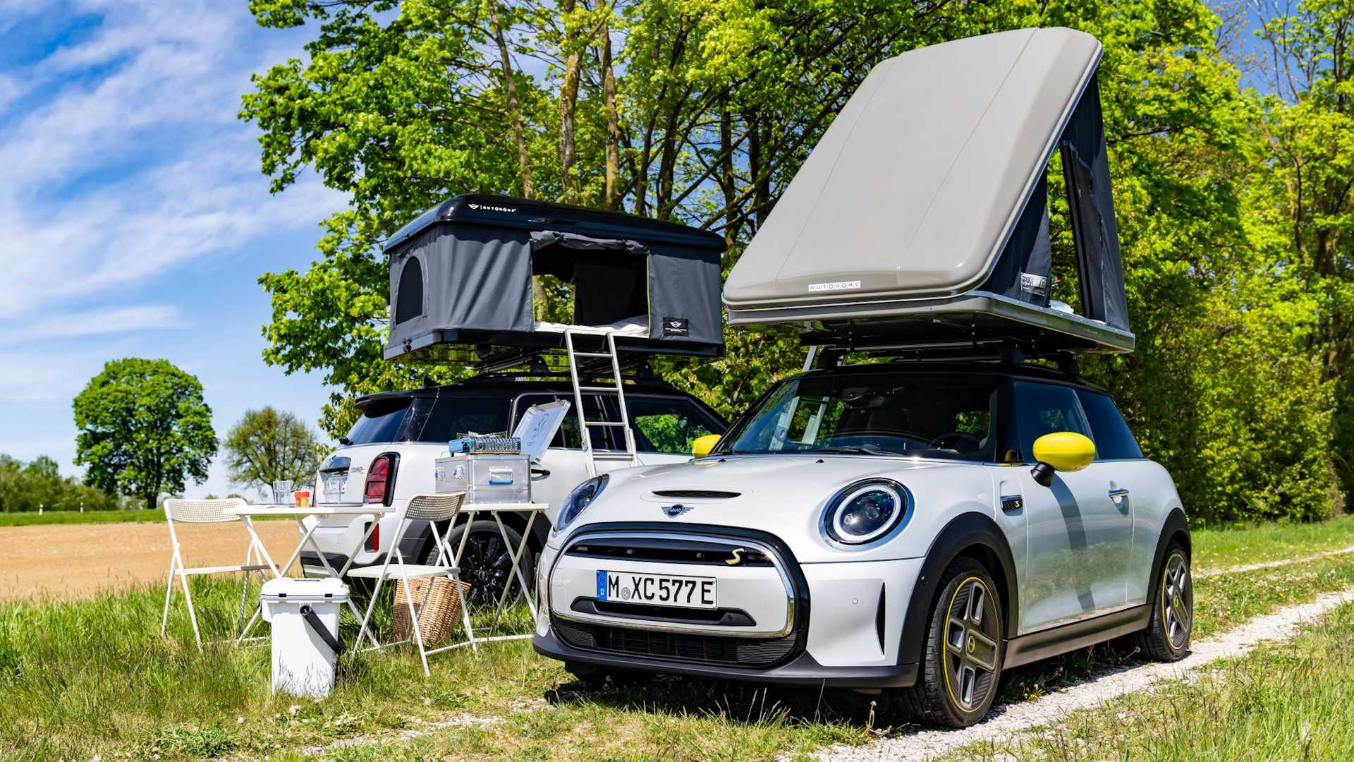 Mini Cooper Se 和countryman All4 Hybrid 擁有官方專屬車頂式帳棚 Yahoo奇摩汽車機車