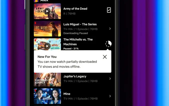 Android版Netflixでダウンロード途中の動画再生が可能に - Engadget 日本版