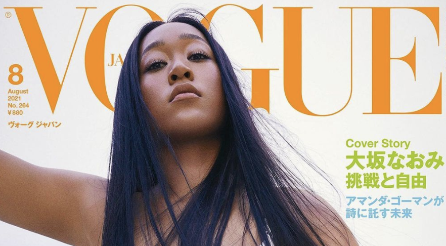 Naomi Osaka returns to social media to share Vogue Japan cover