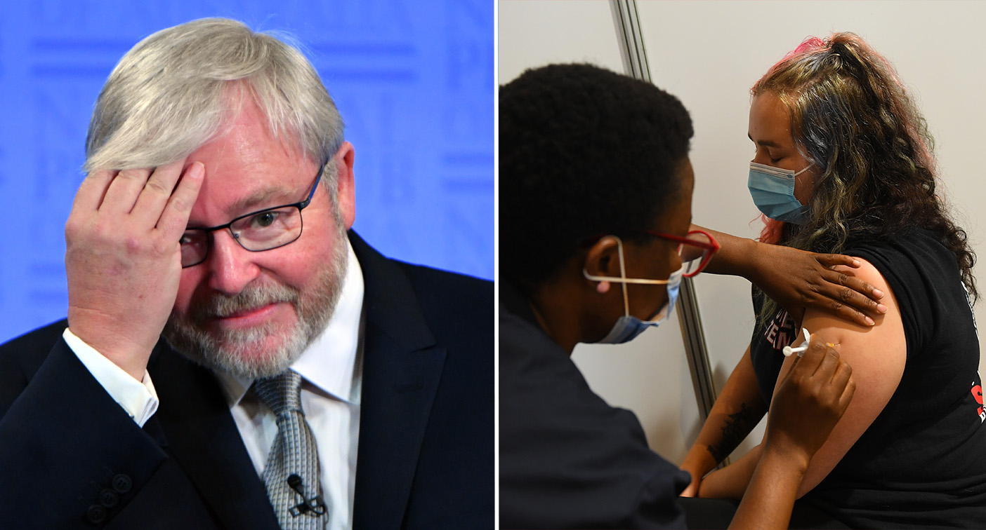 'Inaccurate': Kevin Rudd's vaccine claims dismissed by Pfizer