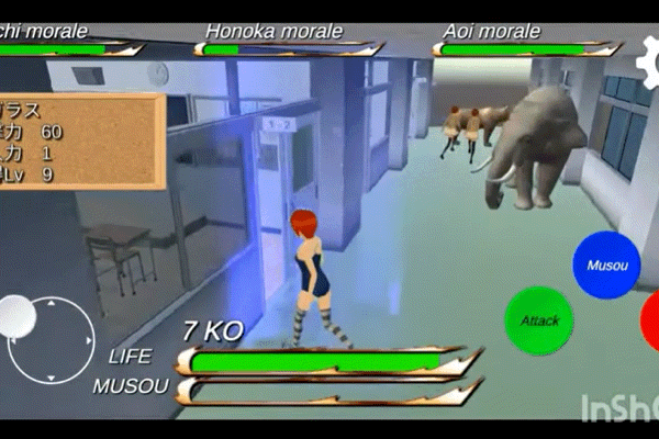 教室で 体育館で 乱闘3dアクション 無双スクールシミュレーター 発掘 スマホゲーム Engadget 日本版