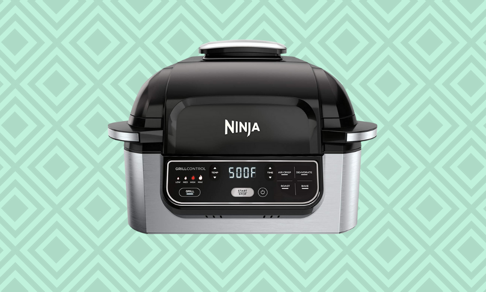 This Ninja Indoor Grill Doubles as an Air Fryer, and It's on Sale