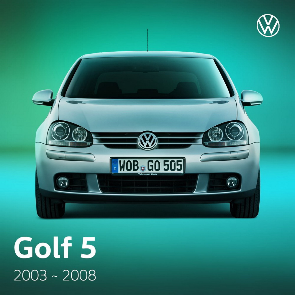 圖／第5代Golf配備2.5公升5汽缸引擎，2.0 FSI渦輪增壓版本可產生200匹馬力。(圖片來源：Volkswagen FB官網)