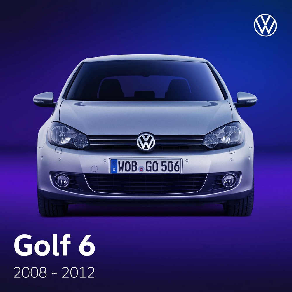 圖／第6代Golf設計靈感參考第1代與第4代Golf，整體車身更符合空氣動力學，加上採用PQ35平台，燃料效率表現更好。(圖片來源：Volkswagen FB官網)
