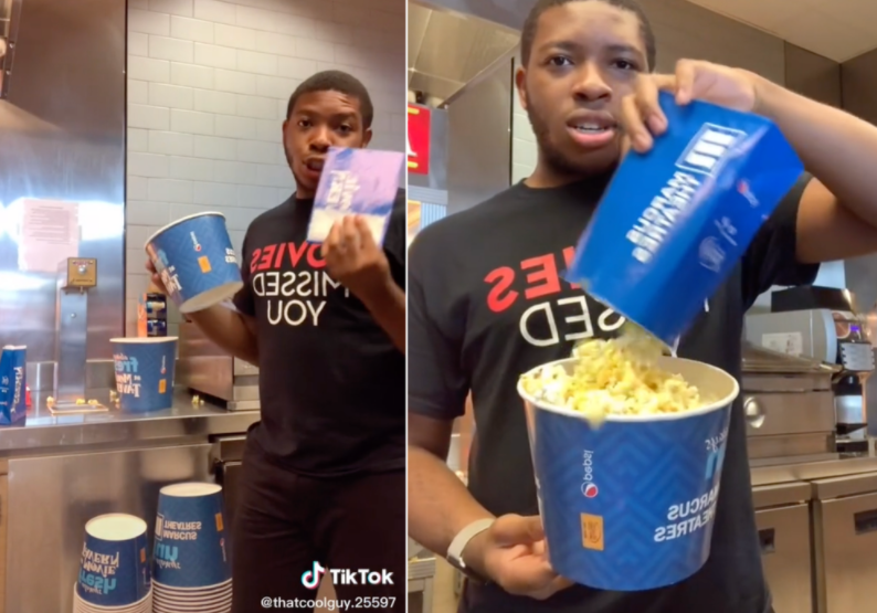 Is this movie theater popcorn trick the best hack of all time? TikTok seems  to think so