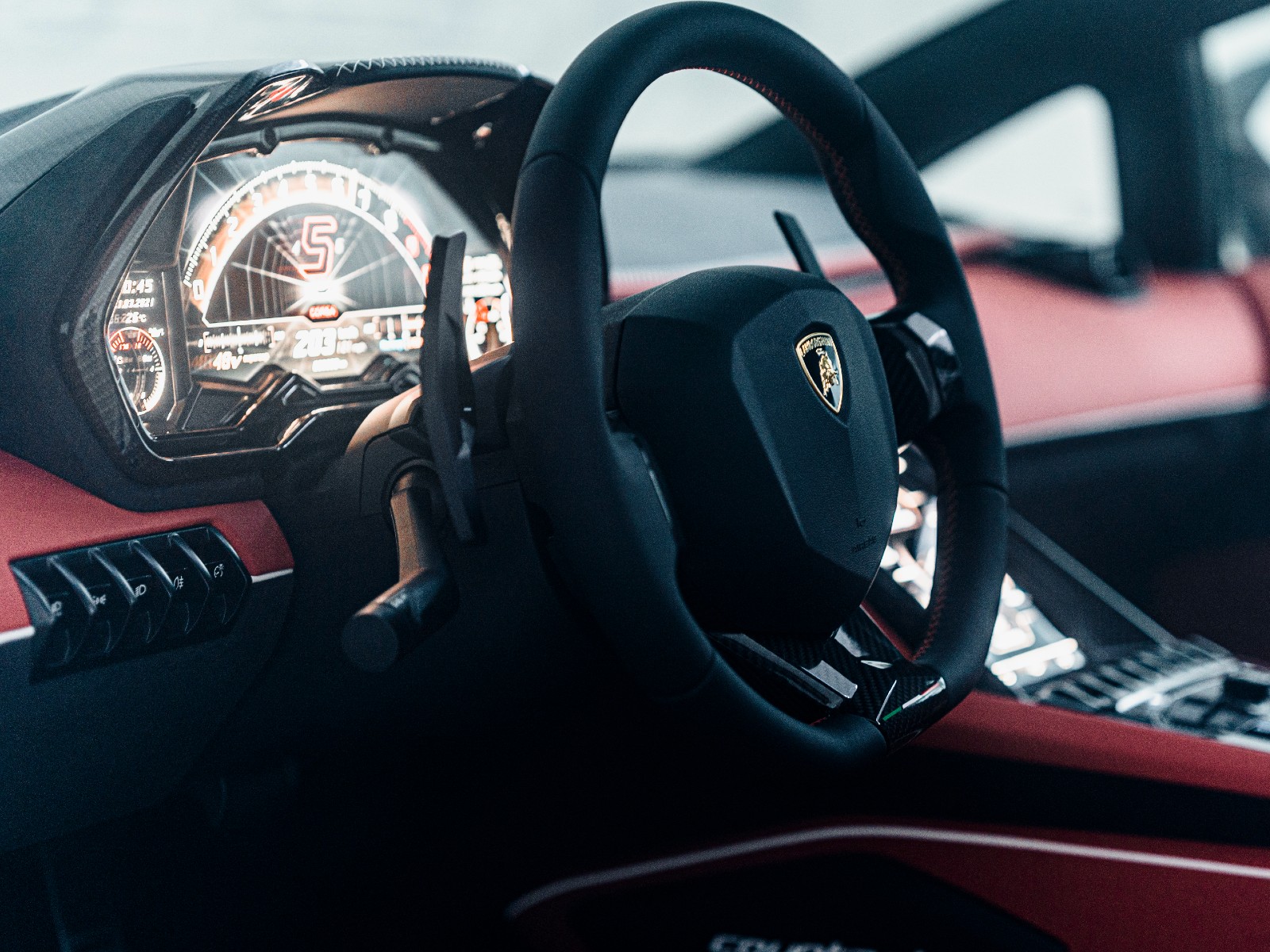 Countach cockpit