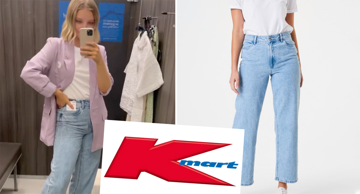 Women praise 'flattering' $20 wide-leg, high-rise Kmart jeans