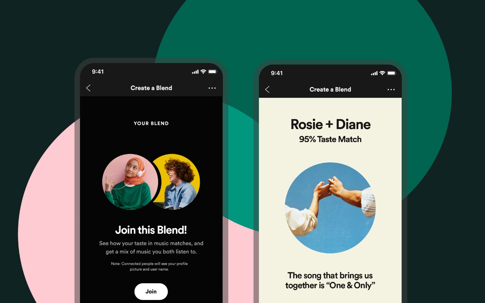 Spotify’s shared Blend playlists will rank your music compatibility with a friend