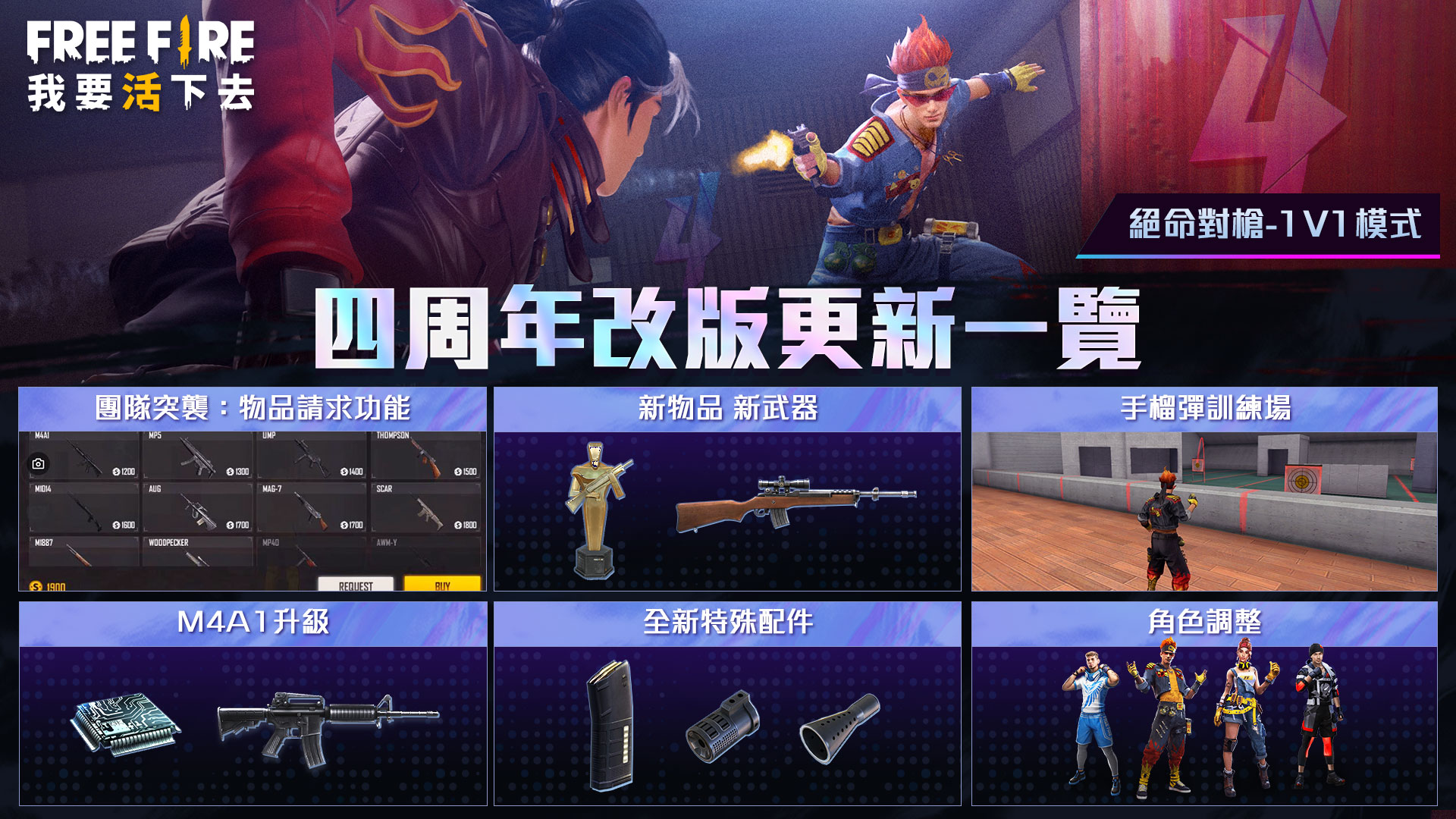 Free Fire 我要活下去 夏日生存派對開跑 造型 盛夏狂歡 與 仲夏律動 免費送 Yahoo奇摩遊戲電競