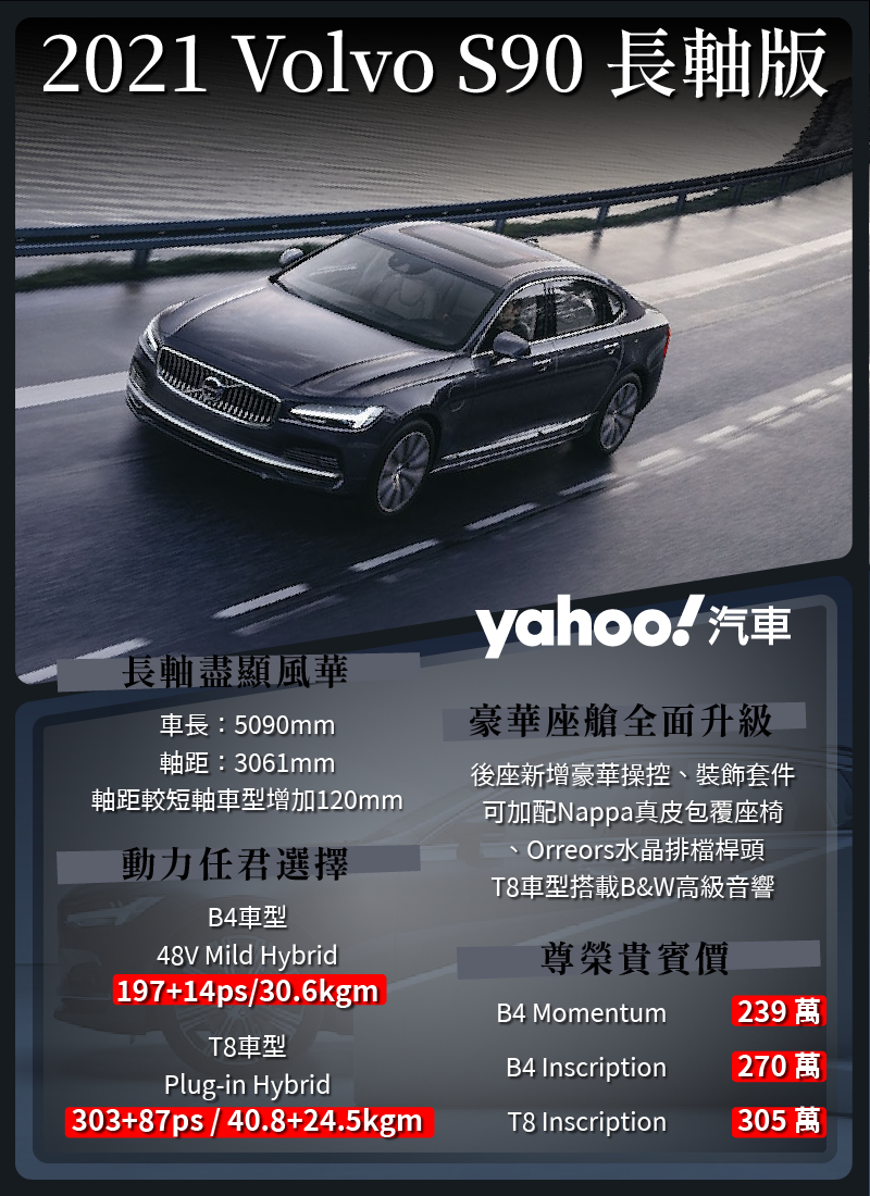 2021 Volvo S90長軸車型暨極致感官之旅發表！一場三重極限的豪華饗宴！