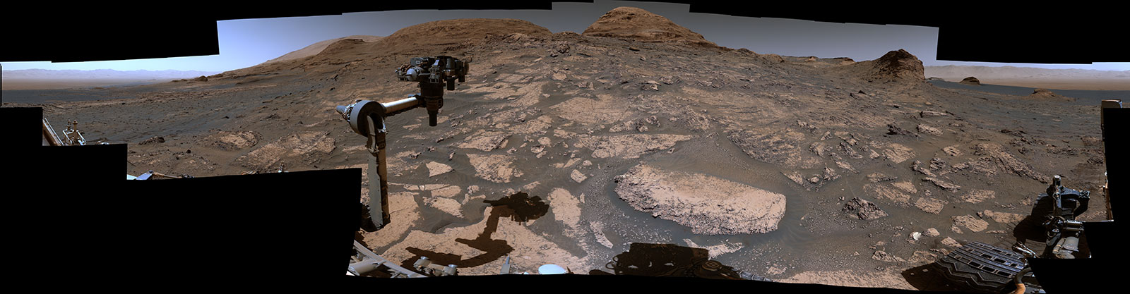 NASA’s Curiosity rover-video toont een nieuw panoramisch uitzicht op Mars
