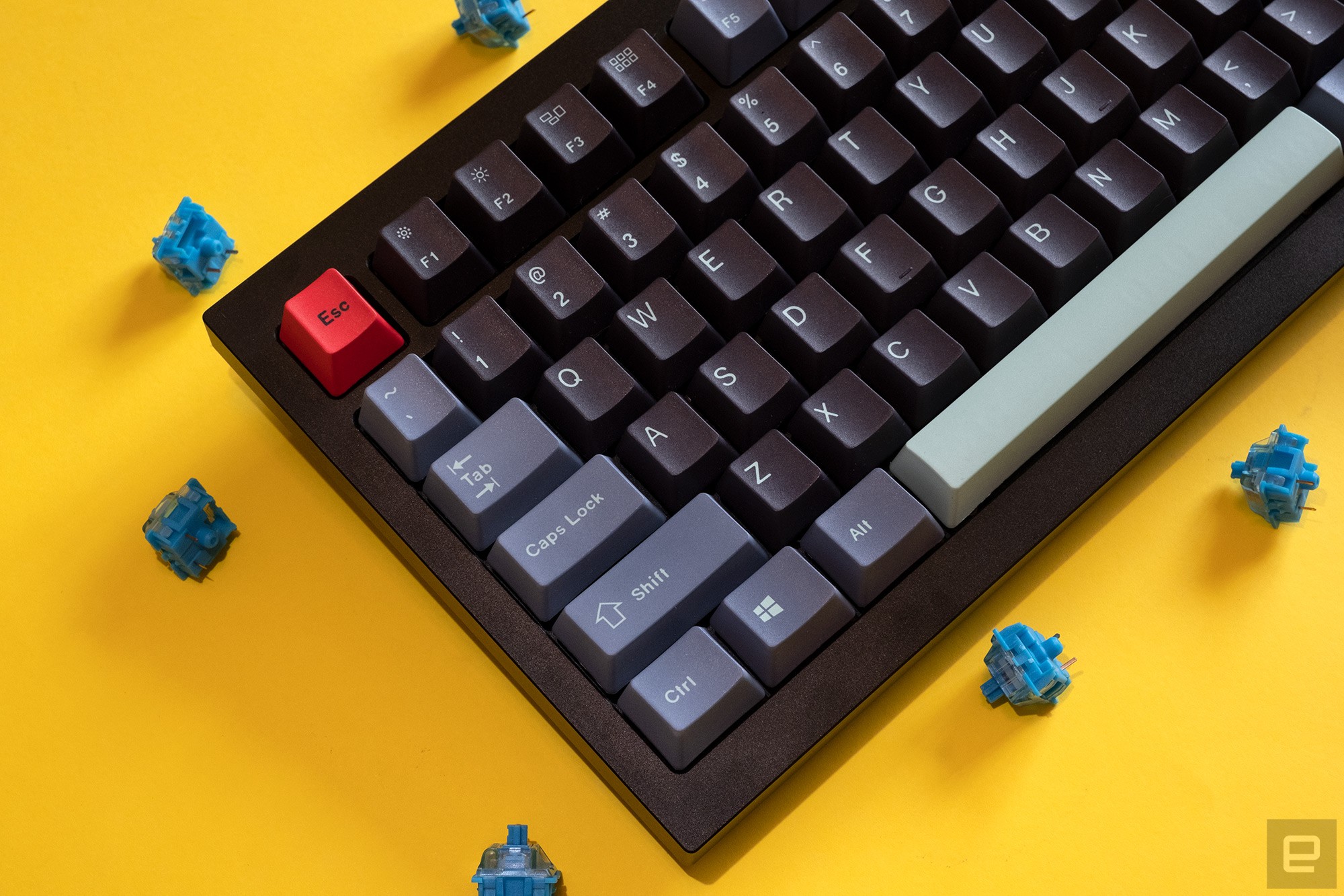 Keychron Q1 customizable keyboard.