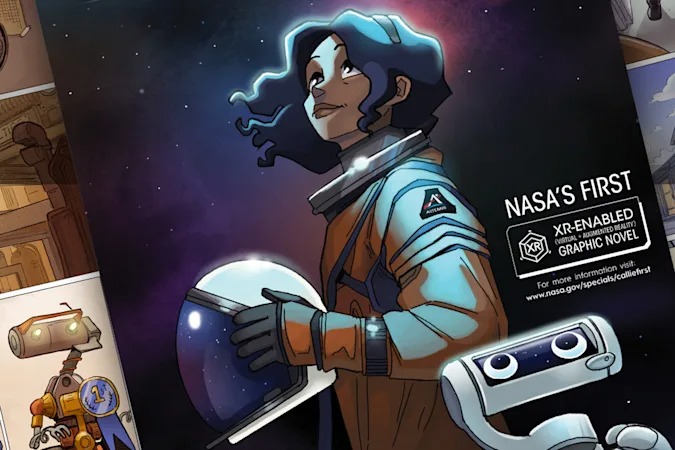 NASA、初の女性月面歩行者描くARコミックを公開。次世代飛行士の人材獲得向けた取り組み