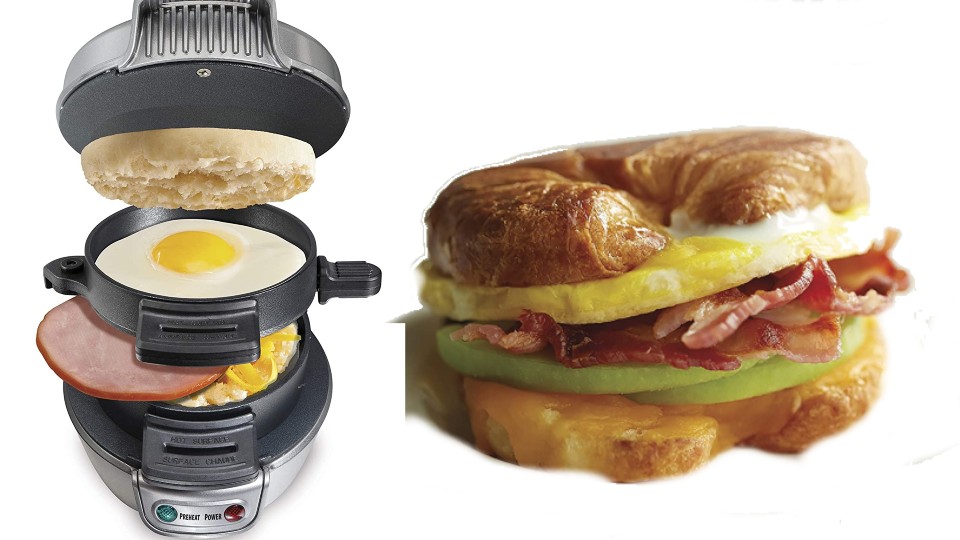 This breakfast sandwich maker is backed by more than 10,000 reviews