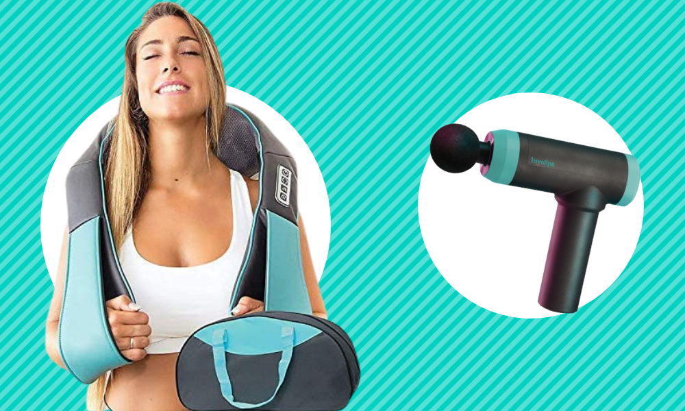 Shop our Shiatsu Blue Neck Massager on  - InvoSpa