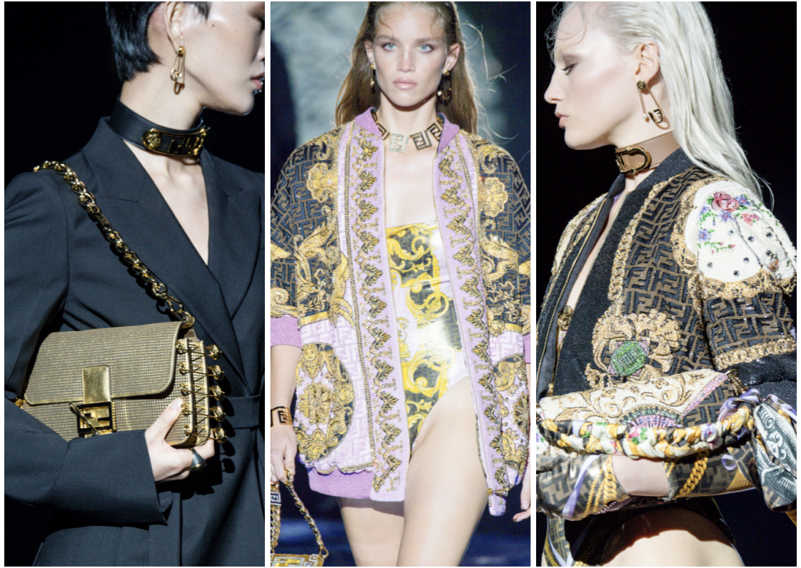 Versace Fendi Fendace Collaboration Milan Fashion Week