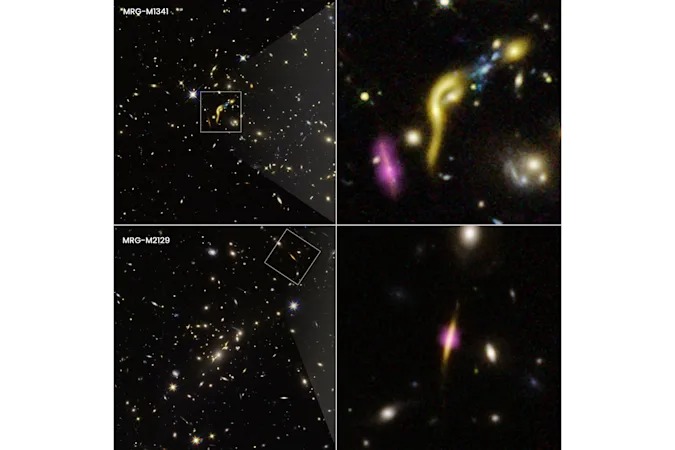 宇宙の初期に「ガス欠」で成長止まった6つの銀河。ハッブルとALMA望遠鏡のタッグが発見