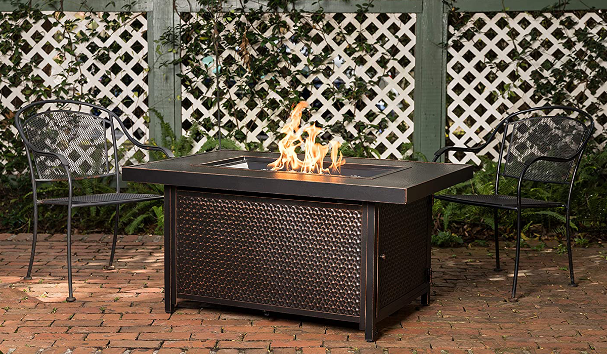 Get $1,000-plus off the Fire Sense Weyland Fire Pit Table at Amazon