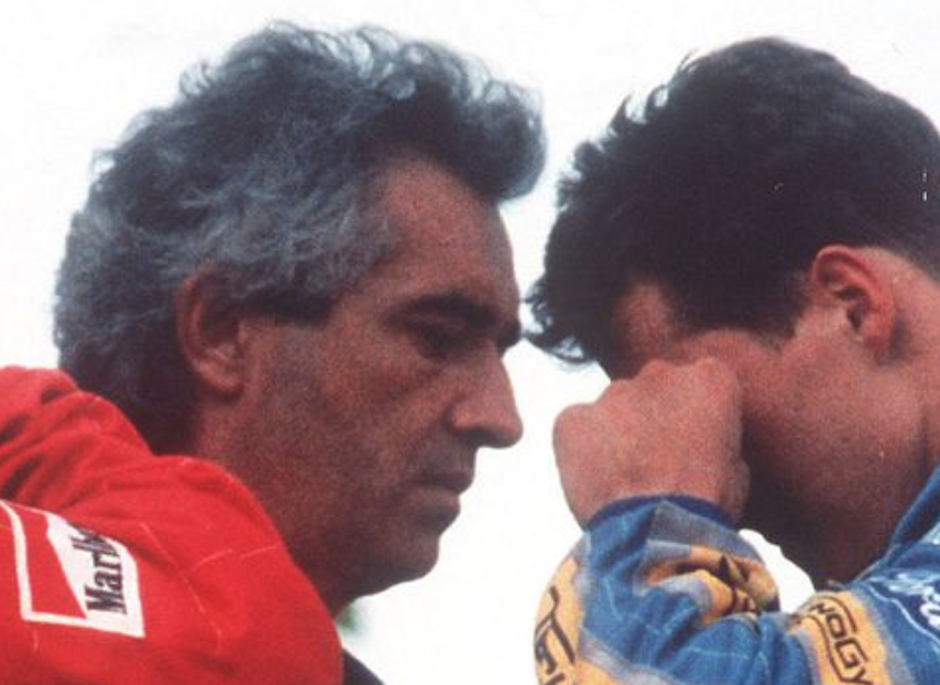 El día en que Ayrton Senna explotó y le dio un masaje en el cuello a  Michael Schumacher