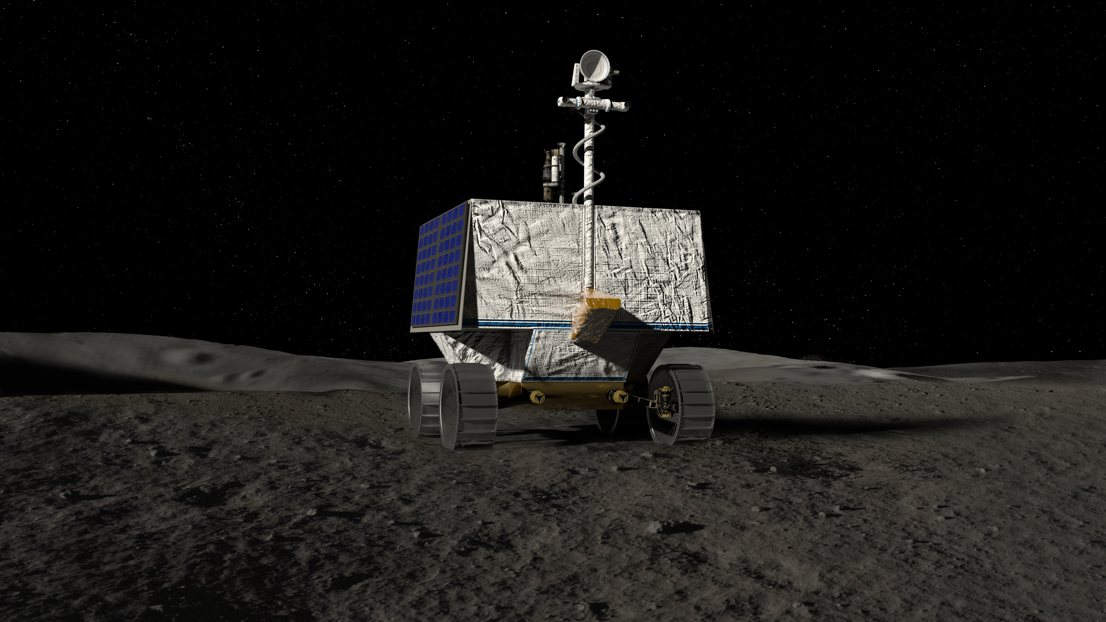 NASA's first lunar rover will scour the moon's south pole for water in 2023