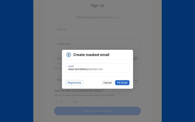 1Password、ログイン用にランダムなメールアドレスを生成できるMasked Email機能を発表