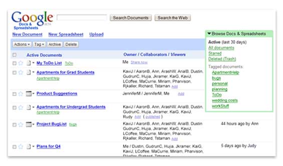 Google Docs 2006