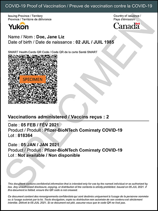 covid passport canada for travel