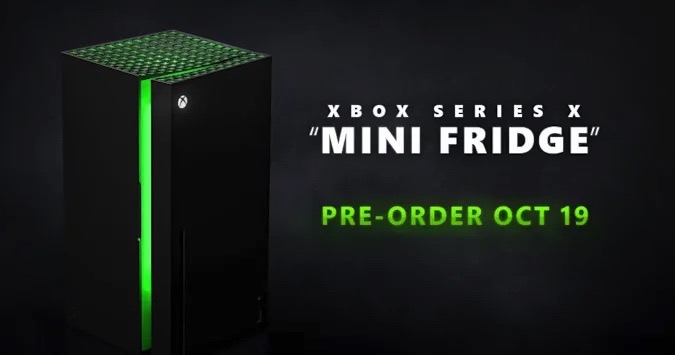 Xbox Series X mini fridge