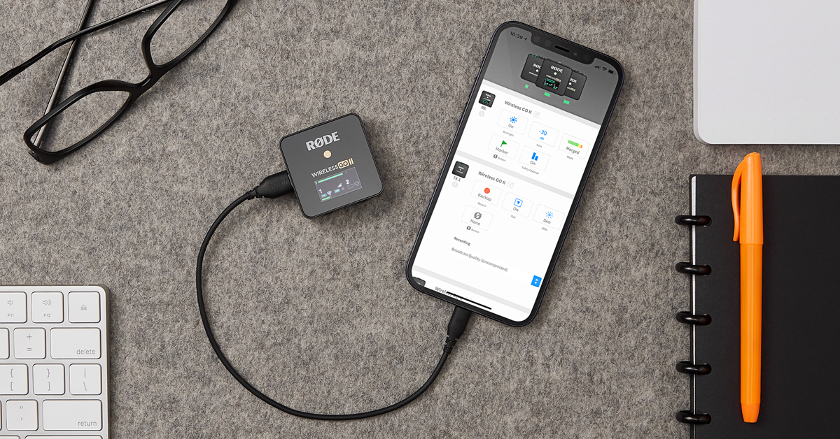 RØDE Wireless GO II is Now Compatible with Central Mobile and Connect Apps