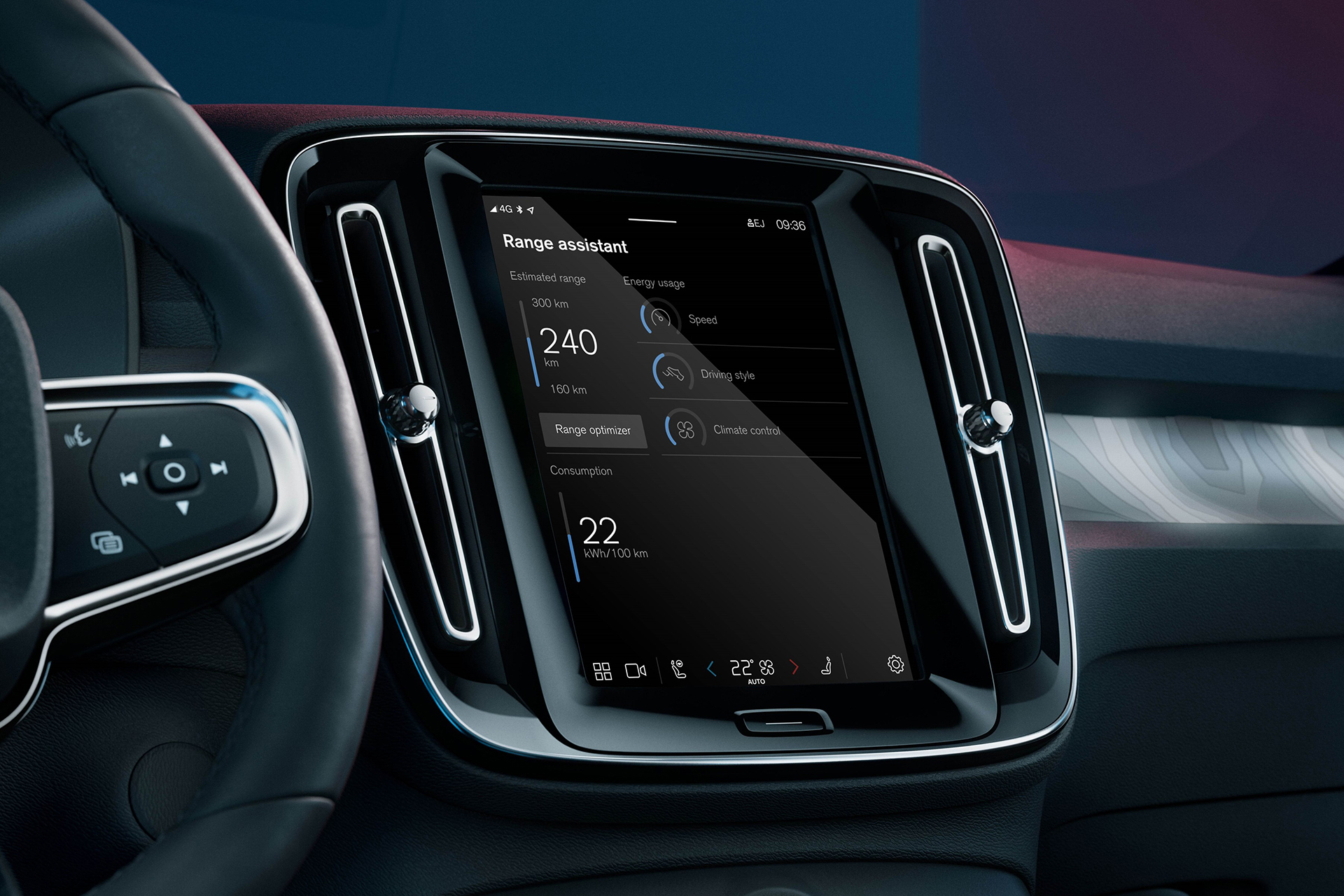 Volvo’s new in-car app squeezes every last mile out of your EV’s battery