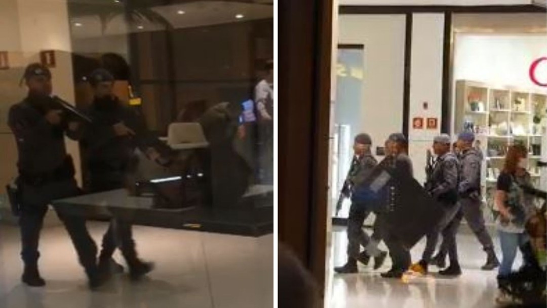 Quadrilha Invade Shopping Rouba Joalheria E Dispara Tiros