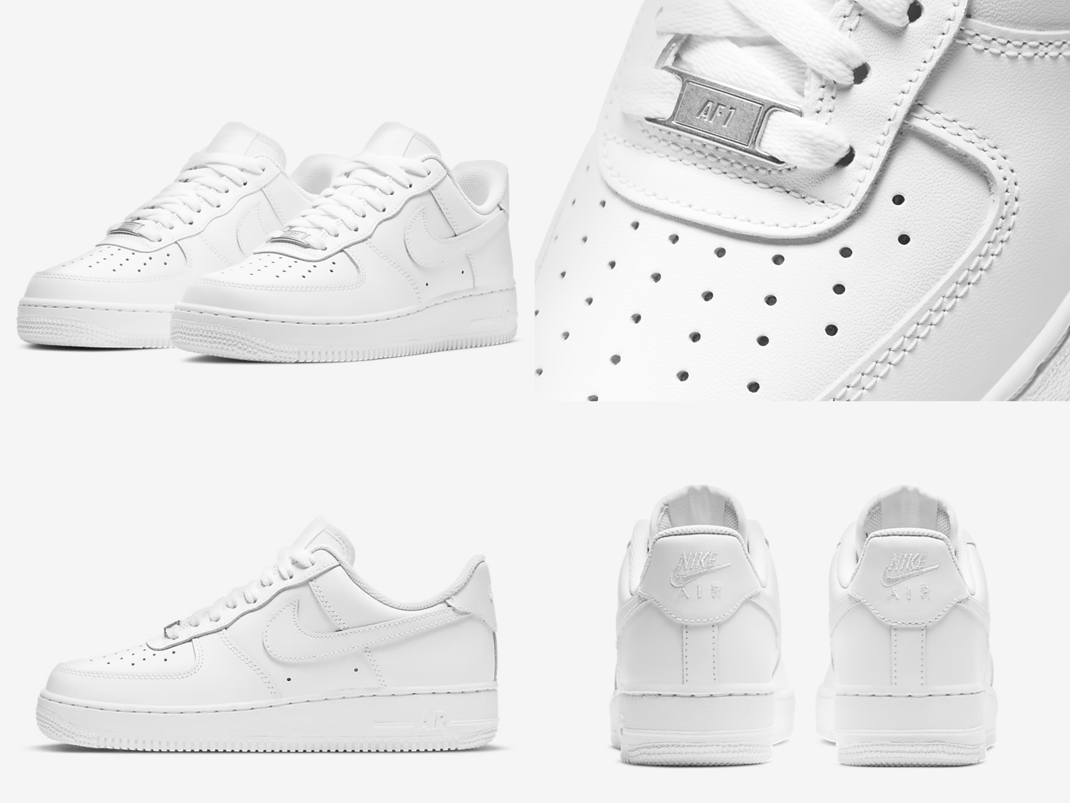 Nike Air Force 1 '07，NT$3400 Nike Air Force 1 ’07更是經典之作，俐落皮革材質、搶眼色彩