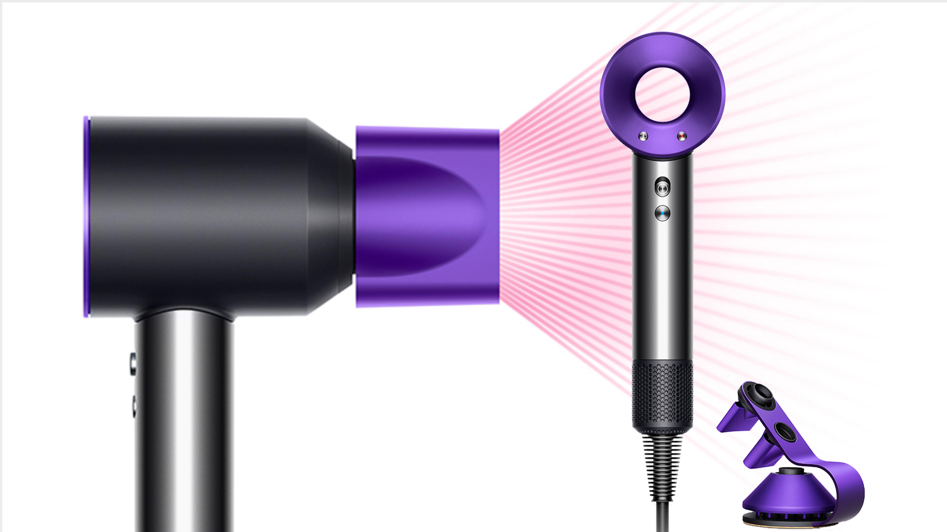 Вес дайсона. Фен Dyson Supersonic hd03. Dyson hd03 фиолетовый. Фен Дайсон презентация. Dyson hd03 запчасти.