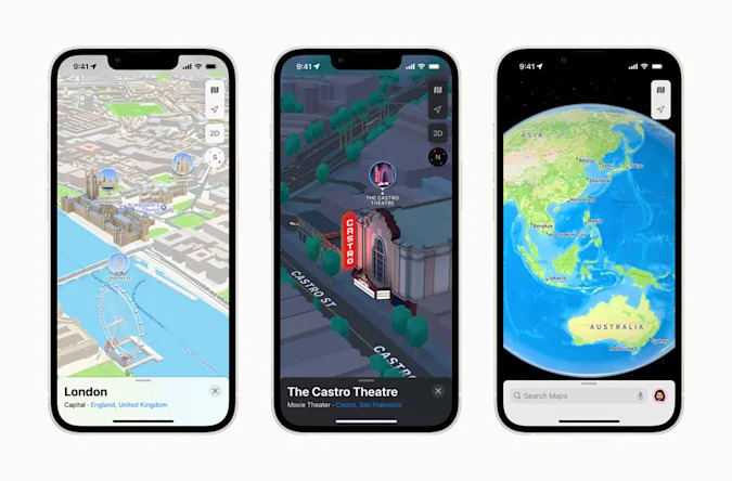 Iphoneのマップとsiriがアップデート 3dイメージの追加やハンズフリーの事故報告が可能に Engadget 日本版