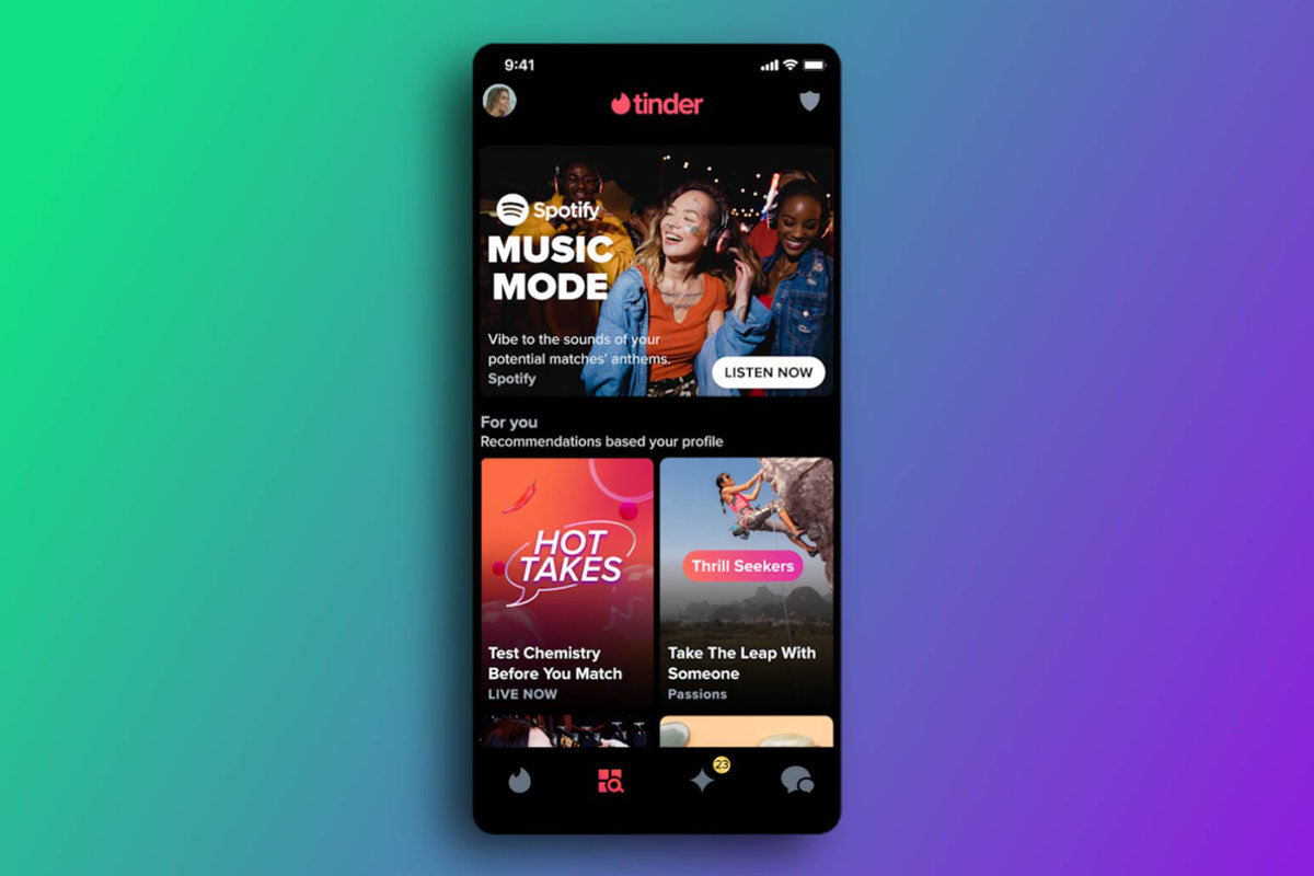 Tinder&#39;s &#39;Music Mode&#39; is like a mixtape from potential dates | Engadget