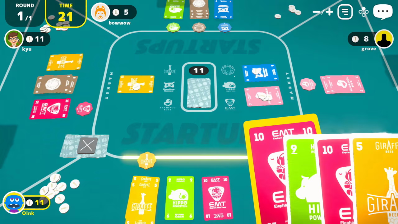Let's Play! Oink Games: Startup game
