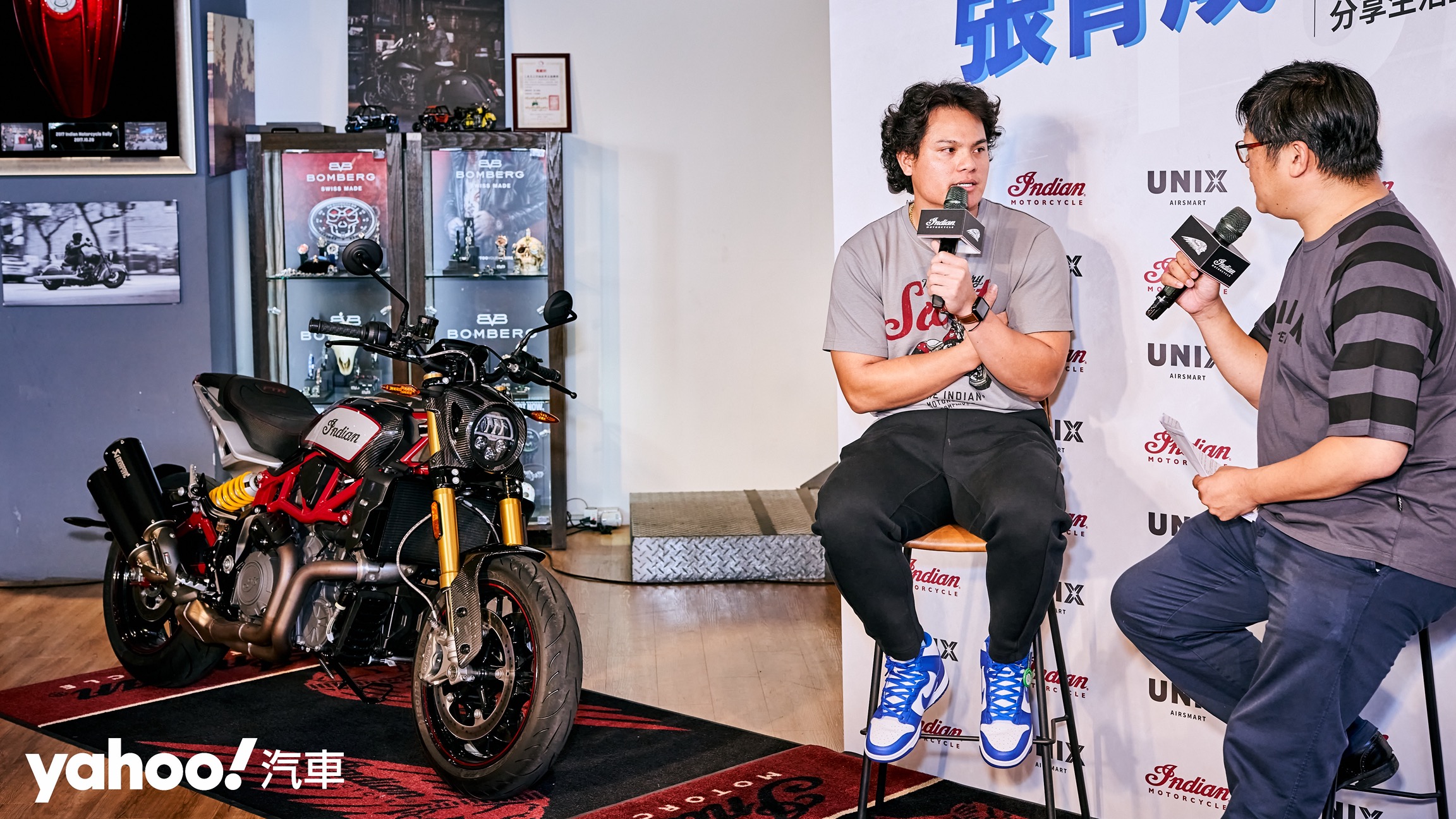 2022 Indian Motorcycle FTR 1200亮相！旅美棒球好手張育成任印地安重機一日店長！