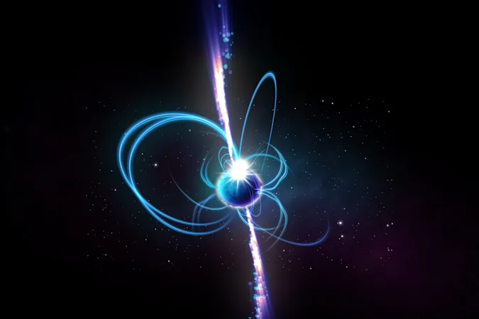 Artist's impression of a Magnetar