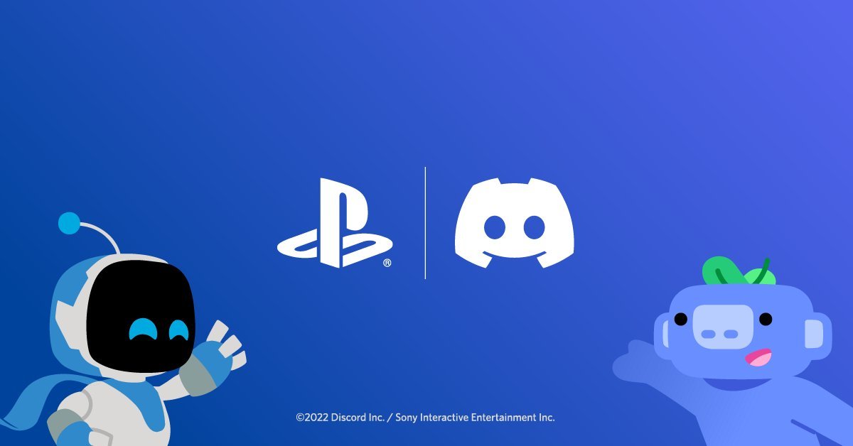 Image showing the PlayStation and Discord logos as the platforms commence a new partnership.