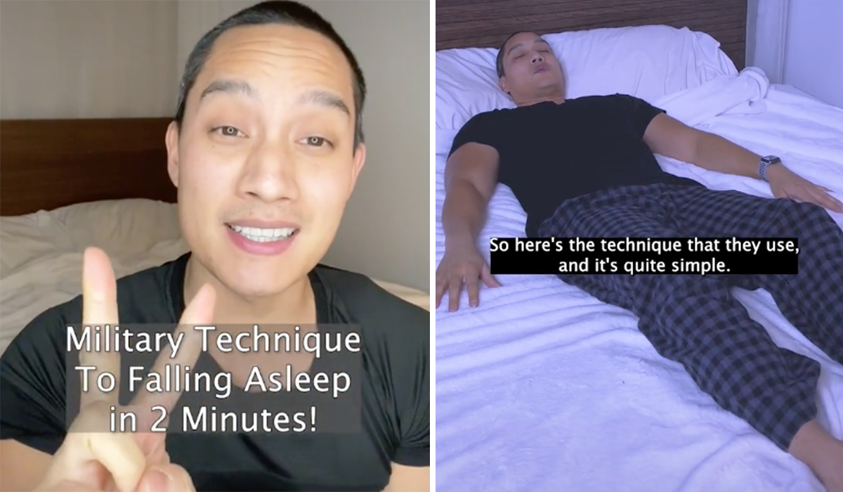Military trick to fall asleep in 2 minutes goes viral on TikTok