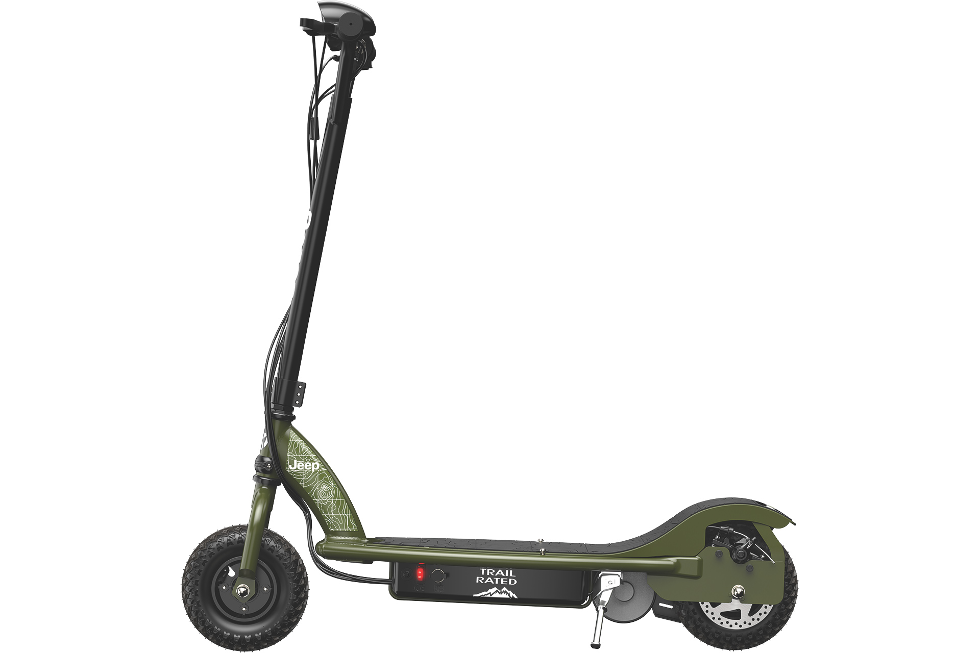 Jeep and Razor made an off-road electric scooter