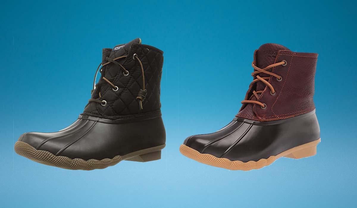 Sperry Saltwater Snow Boots are on sale at Amazon.