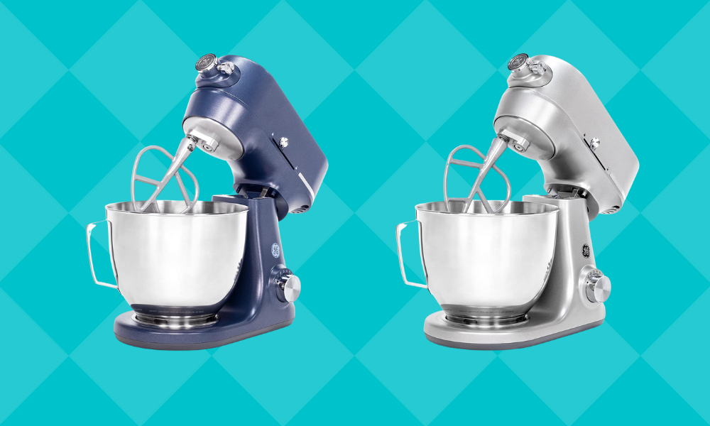 GE Appliances Tilt Head Stand Mixer in Sapphire Blue