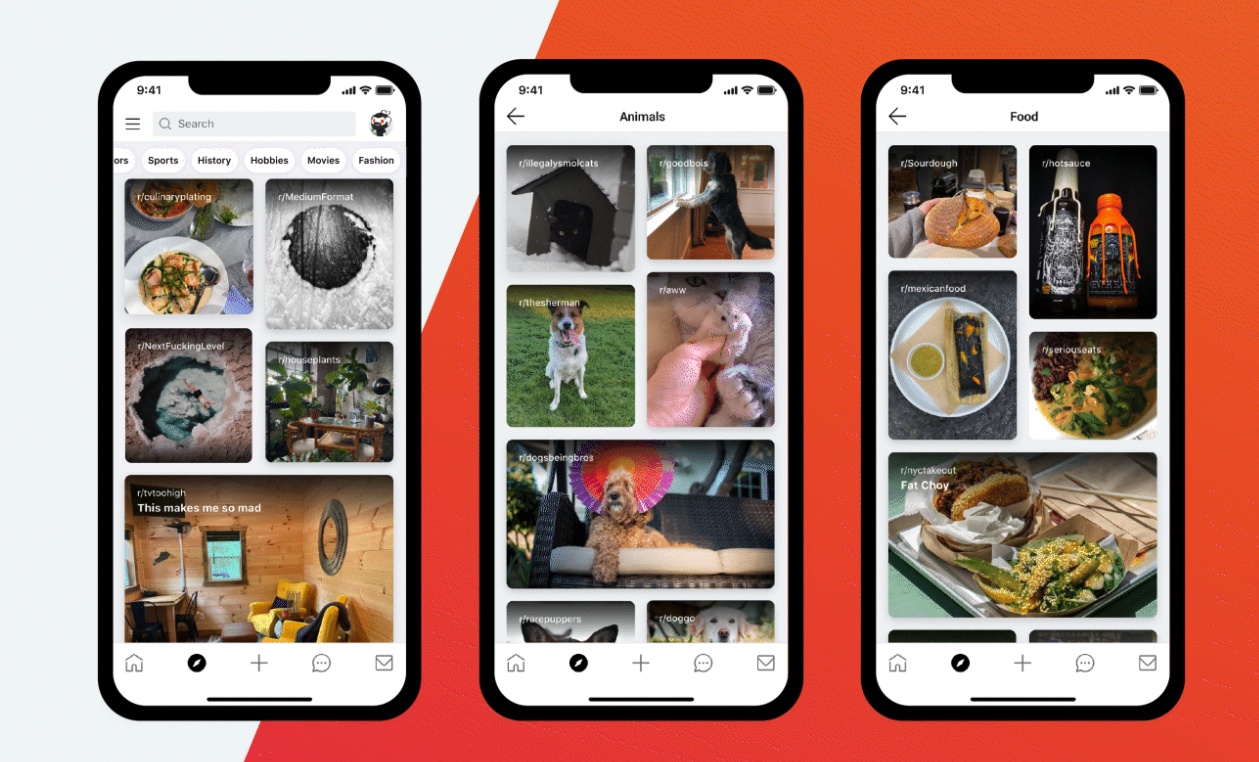 reddit's app is getting a new Discover feed.