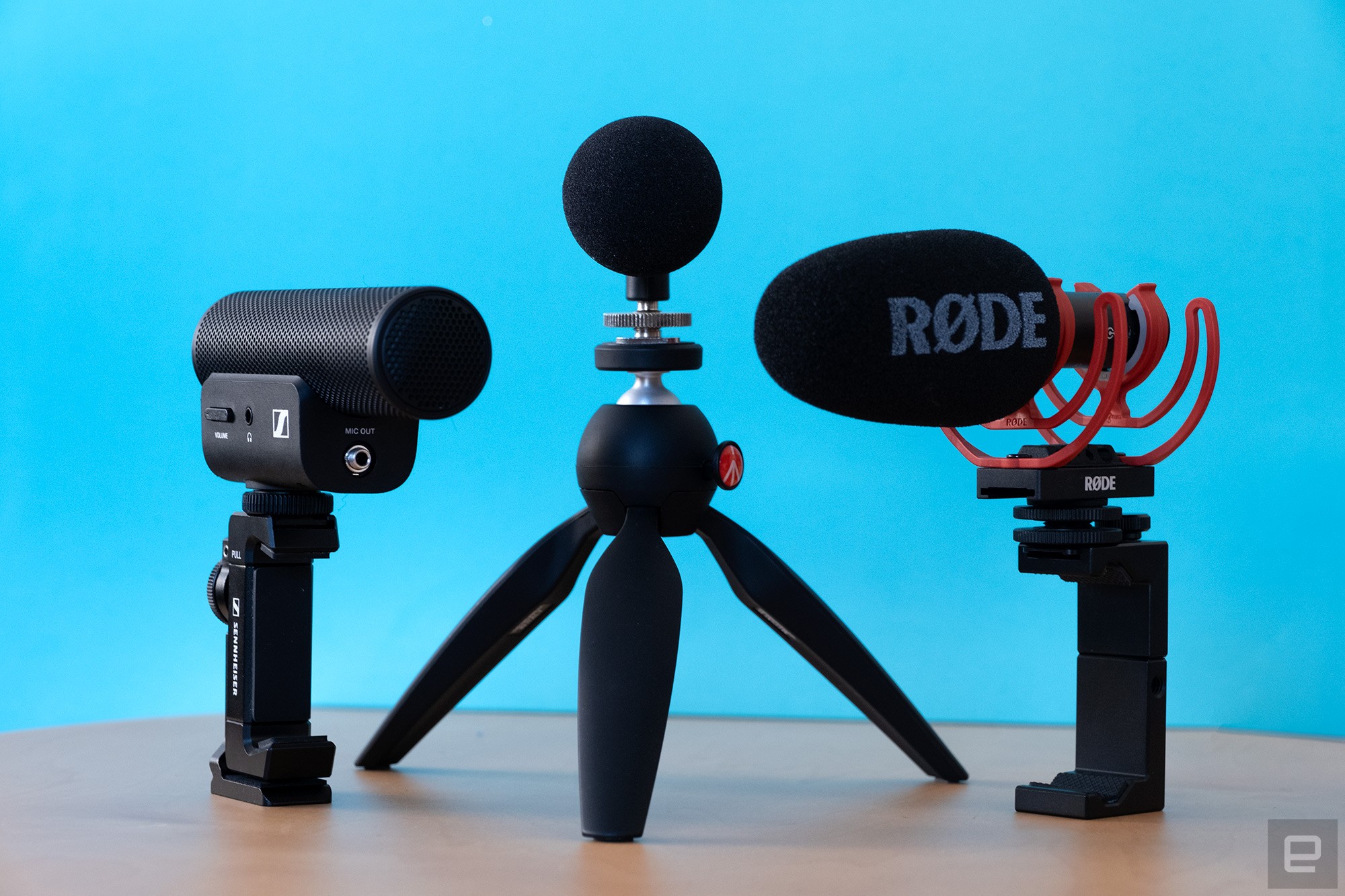 The Rode VideoMic Go 2, alongside the Shure MV88+ and Sennheiser MKE400 shotgun microphones." data-uuid="e1568d5e-1e8d-3071-93c9-28233adc290a